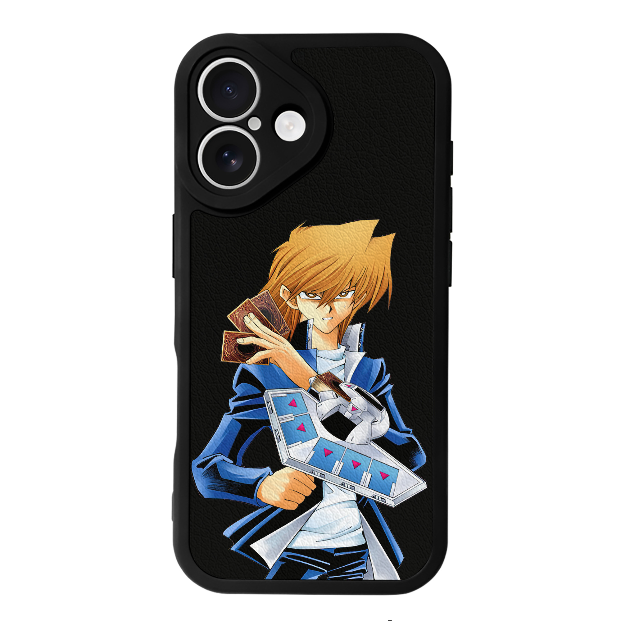 遊☆戯☆王 Yu-Gi-Oh! 【iPhone 16シリーズ対応】シリコンスマホケース（レザー調） 材質：シリコン